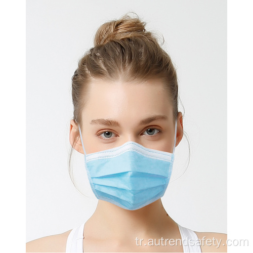 Tıbbi Eriyik üflemeli kumaş koruyucu tek yüz maskesi